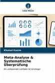 Meta-Analyse & Systematische Überprüfung