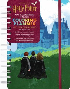 2025 Harry Potter Magical Moments 18-Month Coloring Planner - Editors of Thunder Bay Press
