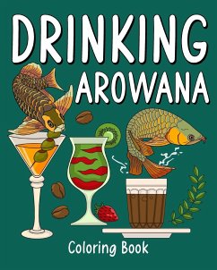 Drinking Arowana Coloring Book - Paperland