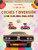 Coches y diversión - Libro de colorear para niños - Entretenida colección de escenas automovilísticas