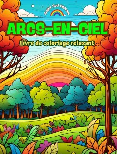 Arcs-en-ciel   Livre de coloriage relaxant   Arcs-en-ciel et paysages incroyables pour les amoureux de la nature - Editions, Bright Soul