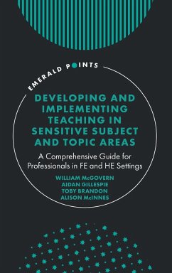 Developing and Implementing Teaching in Sensitive Subject and Topic Areas