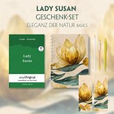 Lady Susan Geschenkset (Hardcover + Audio-Online) + Eleganz der Natur Schreibset Basics, m. 1 Beilage, m. 1 Buch
