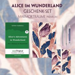 Alice im Wunderland Geschenkset (Hardcover + Audio-Online) + Marmorträume Premium, m. 1 Beilage, m. 1 Buch - Carroll, Lewis
