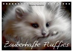 Zauberhafte Fluffies (Tischkalender 2024 DIN A5 quer), CALVENDO Monatskalender