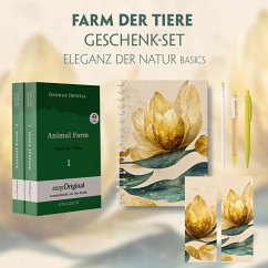 Farm der Tiere Geschenkset - 2 Teile (Buch + Audio-Online) + Eleganz der Natur Schreibset Basics, m. 1 Beilage, m. 1 Buc - Orwell, George