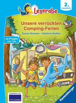 Image of Unsere verrückten Camping-Ferien - lesen lernen mit dem Leseraben - Erstlesebuch - Kinderbuch ab 7 Jahren - lesen üben 2. Klasse (Leserabe 2. Klasse)