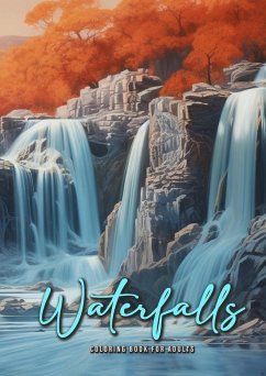 Waterfall Coloring Book for Adults - Publishing, Monsoon;Grafik, Musterstück