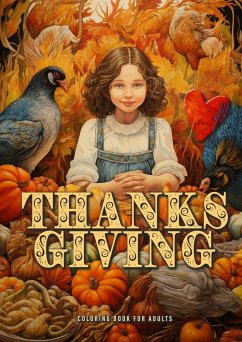 Thanksgiving Coloring Book for Adults - Publishing, Monsoon;Grafik, Musterstück