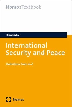 International Security and Peace - Gärtner, Heinz