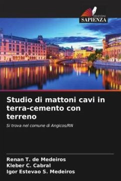 Studio di mattoni cavi in terra-cemento con terreno - de Medeiros, Renan T.;Cabral, Kleber C.;S. Medeiros, Igor Estevão