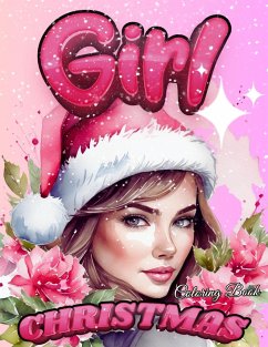 Christmas Girl Coloring Book, - Happy Hour Coloring