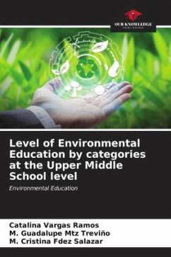 Level of Environmental Education by categories at the Upper Middle School level - Vargas Ramos, Catalina;Mtz Treviño, M. Guadalupe;Fdez Salazar, M. Cristina