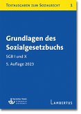 Grundlagen des Sozialgesetzbuchs. SGB I und X - Stand 1. Oktober 2023 (eBook, PDF)