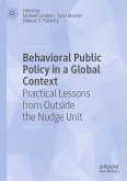Behavioral Public Policy in a Global Context (eBook, PDF)