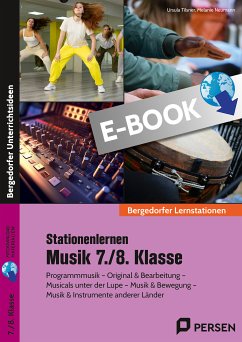 Stationenlernen Musik 7./8. Klasse (eBook, PDF) - Tilsner, Ursula; Neumann, Melanie