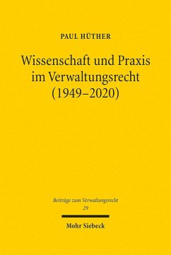 Cover Wissenschaft und Praxis im Verwaltungsrecht (1949-2020) (eBook, PDF)
