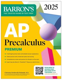 Cover AP Precalculus Premium, 2025: Prep Book with 3 Practice Tests + Comprehensive Review + Online Practice (eBook, ePUB)