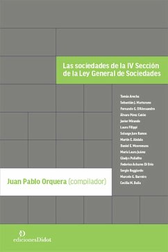 Cover Las sociedades de la IV Sección de la Ley General de Sociedades (eBook, PDF)