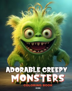 Adorable Creepy Monsters Coloring Book for Kids - Peay, Regina