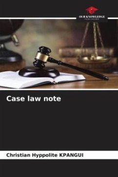Case law note - KPANGUI, Christian Hyppolite