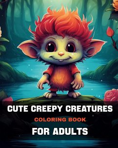 Cute Creepy Creatures Coloring Book for Adults - Peay, Regina