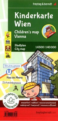 Kinderkarte Wien, Stadtplan 1:40.000, freytag & berndt - Fürnhammer, Arthur