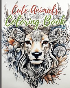 Cute Animals Coloring Book - Nguyen, Thy