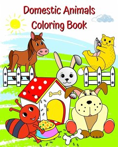 Domestic Animals Coloring Book - Kim, Maryan Ben