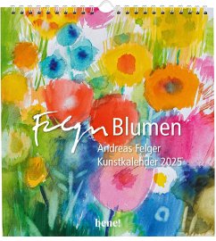 Wandkalender 2025: Blumen - Felger, Andreas