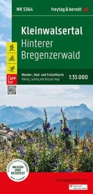 Cover Kleinwalsertal, Wander-, Rad- und Freizeitkarte 1:35.000, freytag & berndt, WK 5364