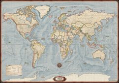 Cover Weltkarte: Aktuelle Karte in historischem Stil, 1:20.000.000, Poster, freytag & berndt