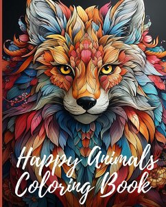 Happy Animals Coloring Book - Nguyen, Thy