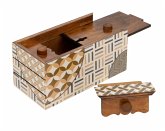 Philos 5534 - Secret Box Autumn, Geheimbox, Holzbox mit Geheimfach, Knobelspiel, 16x8x8cm, Knobelspiel, Schwierigkeitsgrad: mittelschwer