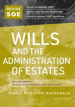 Cover Revise SQE Wills and the Administration of Estates (eBook, PDF)