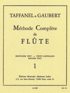 Cover Methode complete de flute vol. 1 Cartonne (fr/dt/en/sp)