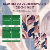 Klassiker des 20. Jahrhunderts Geschenkset - 4 Bücher (mit Audio-Online) + Marmorträume Schreibset Basics, m. 4 Beilage,