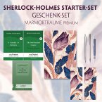 The Adventures of Sherlock Holmes Starter-Paket Geschenkset (mit Audio-Online) + Marmorträume Schreibset Premium, m. 3 B