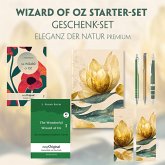 The Wonderful Wizard of Oz Starter-Paket Geschenkset 2 Bücher (mit Audio-Online) + Eleganz der Natur Schreibset Premium,