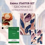 Emma Starter-Paket Geschenkset 2 Bücher (mit Audio-Online) + Marmorträume Schreibset Basics, m. 2 Beilage, m. 2 Buch