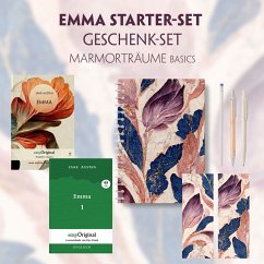 Emma Starter-Paket Geschenkset 2 Bücher (mit Audio-Online) + Marmorträume Schreibset Basics, m. 2 Beilage, m. 2 Buch - Austen, Jane