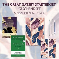 The Great Gatsby Starter-Paket Geschenkset 2 Bücher (mit Audio-Online) + Marmorträume Schreibset Premium, m. 2 Beilage, - Fitzgerald, F. Scott