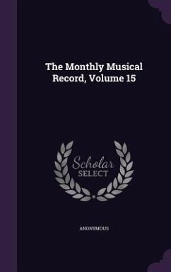 Cover The Monthly Musical Record, Volume 15