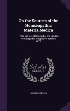 Cover On the Sources of the Homoeopathic Materia Medica