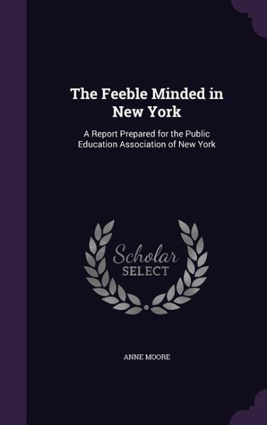 The Feeble Minded in New York