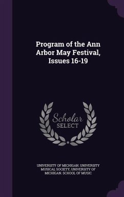 Cover Program of the Ann Arbor May Festival, Issues 16-19