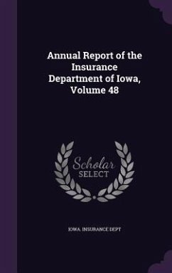 Cover Annual Report of the Insurance Department of Iowa, Volume 48