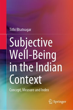 Subjective Well-Being in the Indian Context (eBook, PDF) - Bhatnagar, Tithi