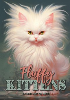 Cover Fluffy Kittens Coloring Book for Adults