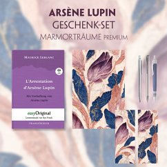 Die Verhaftung von d'Arsène Lupin - Geschenkset (Buch + Audio-Online) + Marmorträume Schreibset Premium, m. 1 Beilage, m - Leblanc, Maurice